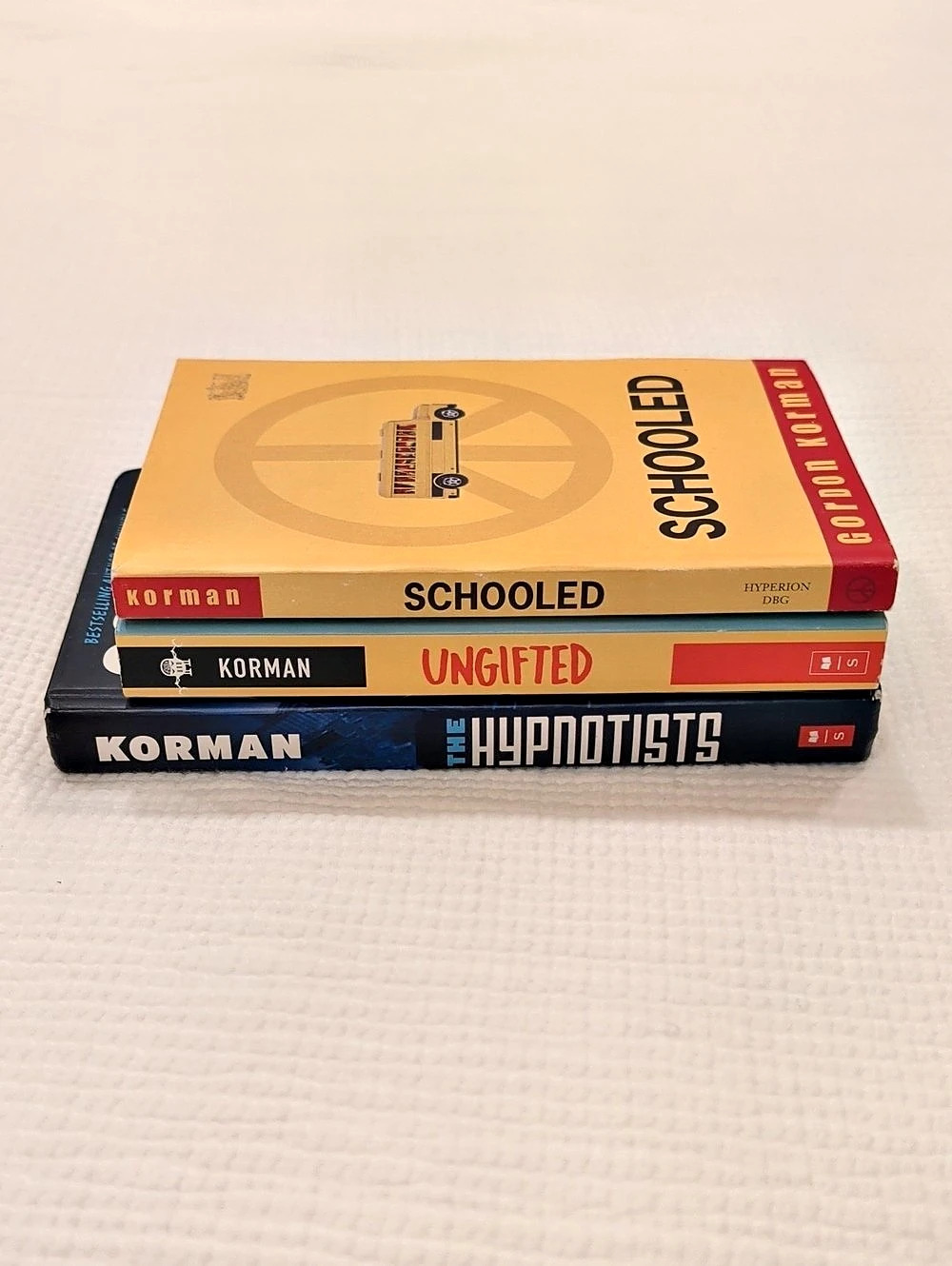 Gordon Korman Book Bundle Set of 3